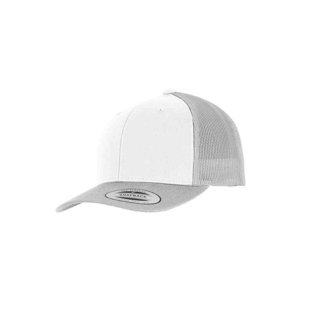 Flexfit - Retro Trucker Colored Front silver/white/silver one size Cap - Silver coloured